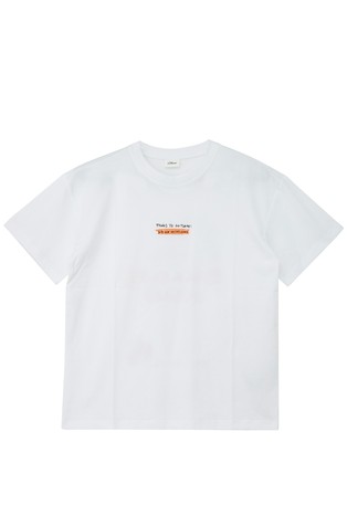 Oversized fit majica s otiskom sprijeda i straga