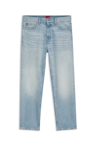 Relaxed-tapered-fit jeans
