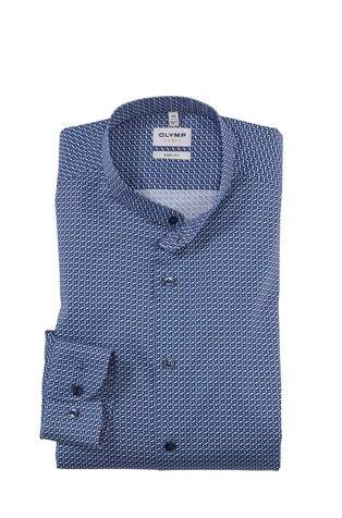 Level Five Body fit košulja s ruskim ovratnikom