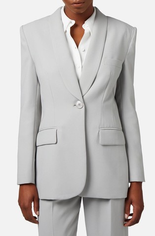 Sako od krepa s jednorednim kopčanjem