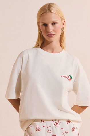 Tomate pyjama T-shirt with back print