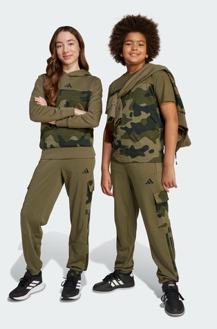 Essentials unisex cargo donji dio trenirke s kamuflažnim detaljima