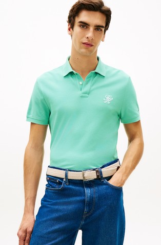 Regular fit logo polo majica kratkih rukava od pikéa