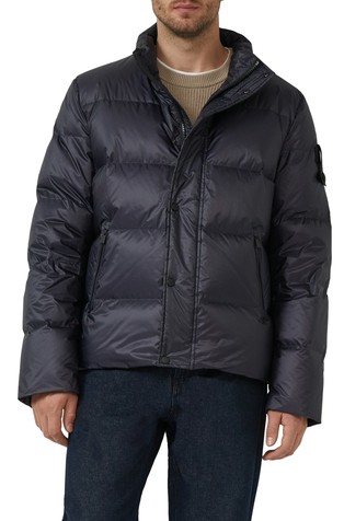 Prošivena jakna punjena paperjem s uzdignutim ovratnikom