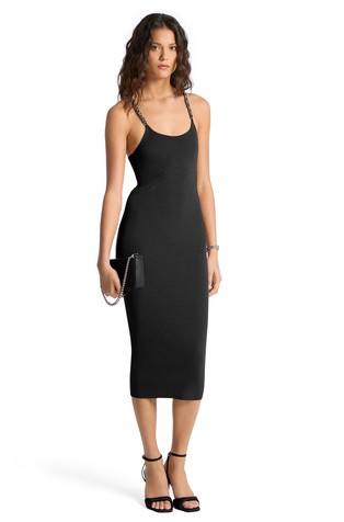 Viscose-blend Midi Dress