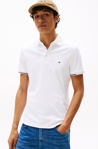 Slim fit logo polo majica kratkih rukava