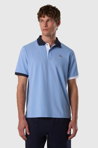 Pamučna polo majica s kontrastnim detaljima