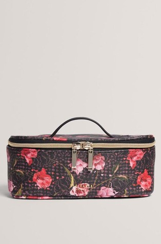 Kozmetička torbica s cvjetnim uzorkom