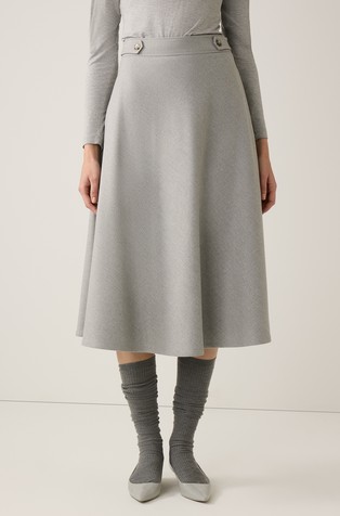 Zvonasta midi suknja