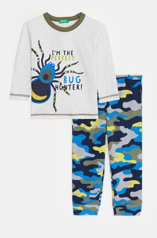 Pamučna pidžama s otiskom