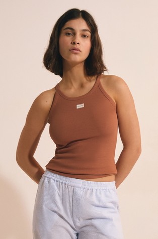 Blake Ribbed Pyjama Tank Top