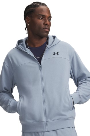 UA Rival Cotton-blend Hooded Full Zip