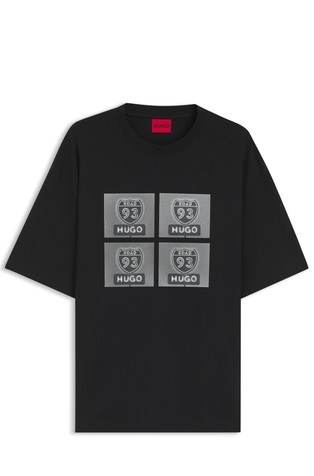 Oversized fit majica od pamučnog jerseya s otiskom