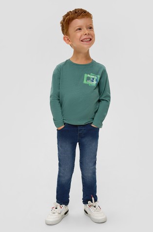 Brad jeans hlače s elastičnim obrubom oko struka