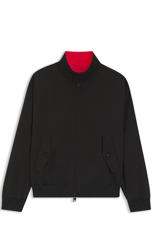 Platnena jakna s uzdignutim ovratnikom