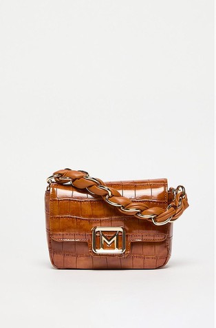 Mini torbica s uzorkom krokodilske kože