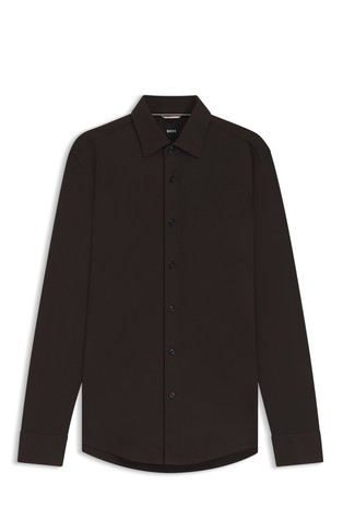 Slim fit košulja od merceriziranog pamuka