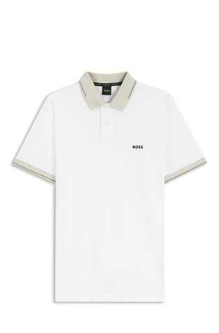 Slim fit pamučna polo majica kratkih rukava
