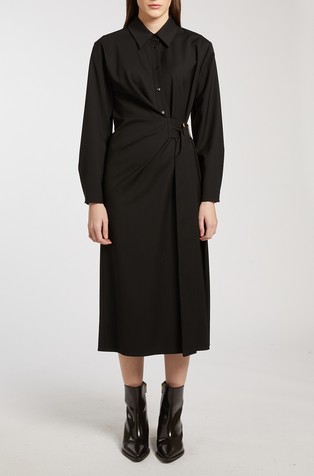 Haljina od djevičanske vune s remenom