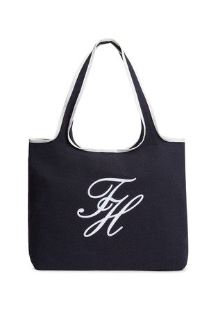 Canvas Beach Tote Bag With Pouch