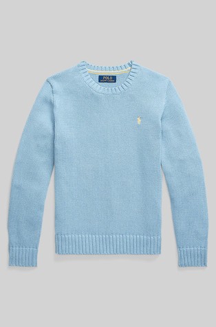 Pleten pamučni pulover