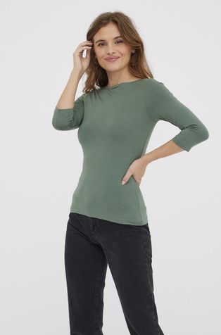 VMPANDA 3/4 sleeve T-Shirt in modal-blend