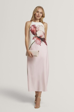 Midi haljina s otiskom cvijeta