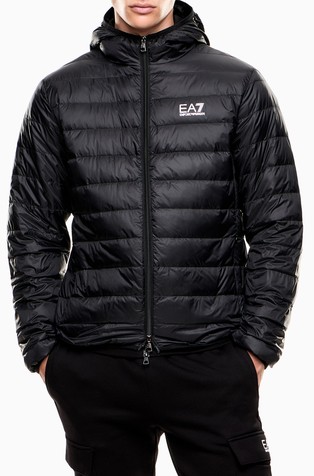 Core Identity down jacket with hood