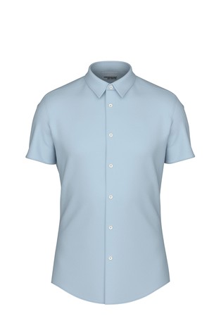Košulja kratkih rukava od rastezljivog pamuka