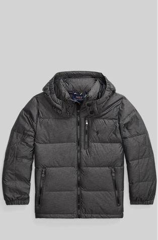 Vodoodbojna jakna punjena paperjem s kapuljačom