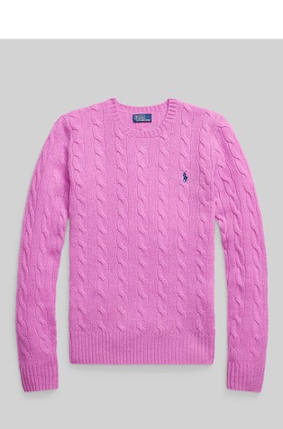 Cable Wool-cashmere Crewneck Sweater