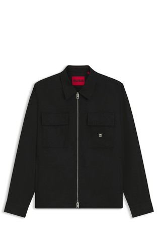 Oversized-fit water-repellent overshirt