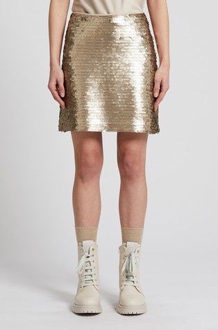 Monochrome kratka suknja sa šljokicama