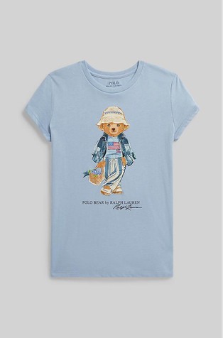 Polo Bear Cotton Jersey Tee