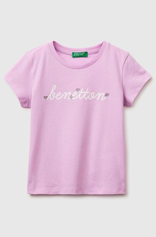 Majica kratkih rukava sa svjetlucavim logotipom