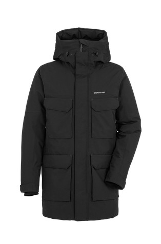 Drew vodootporna podstavljena parka s kapuljačom