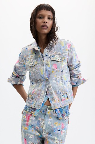 Printed Denim Jacket