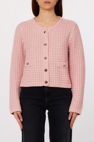 Teksturirano pleten kardigan