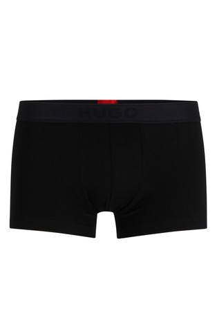 Rastezljive pamučne bokserice s logo obrubom