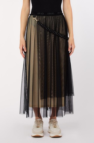 Midi tulle skirt