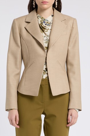 Slim fit vuneni sako