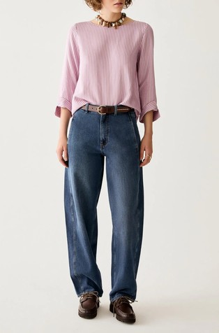 Balloon-cut jeans