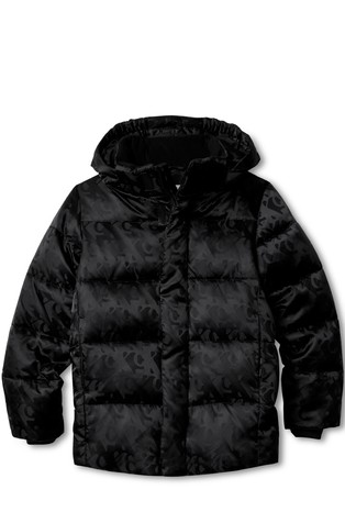 Prošivena logo jakna s kapuljačom