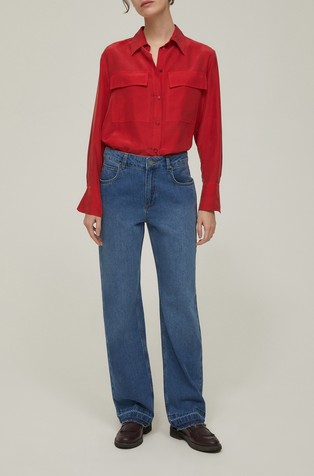 Straight fit jeans hlače