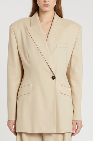 Duži sako od mješavine viskoze