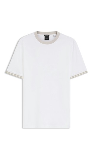 Mercerised-cotton slim-fit T-shirt
