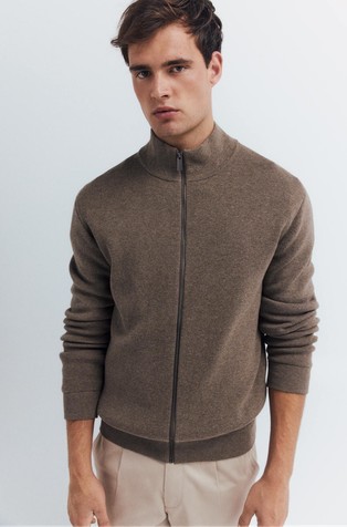 Kardigan s patentnim zatvaračem