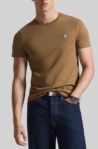 Custom Slim Fit Jersey Crewneck T-Shirt