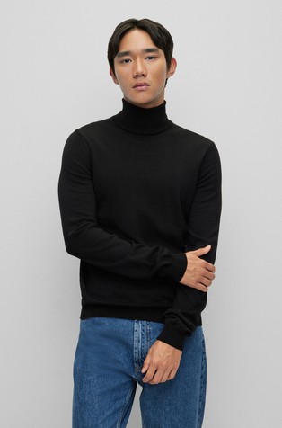 Slim fit vunena dolčevita