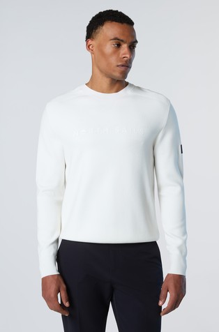 Pleten pulover od mješavine viskoze s logotipom